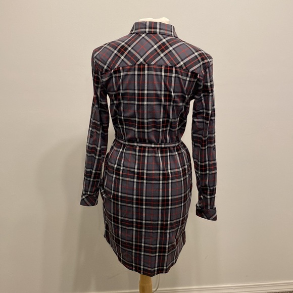NEW Flannel Shirt Dress - Picture 3 of 4